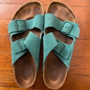 Birkenstock Arizona Digital Green Suede